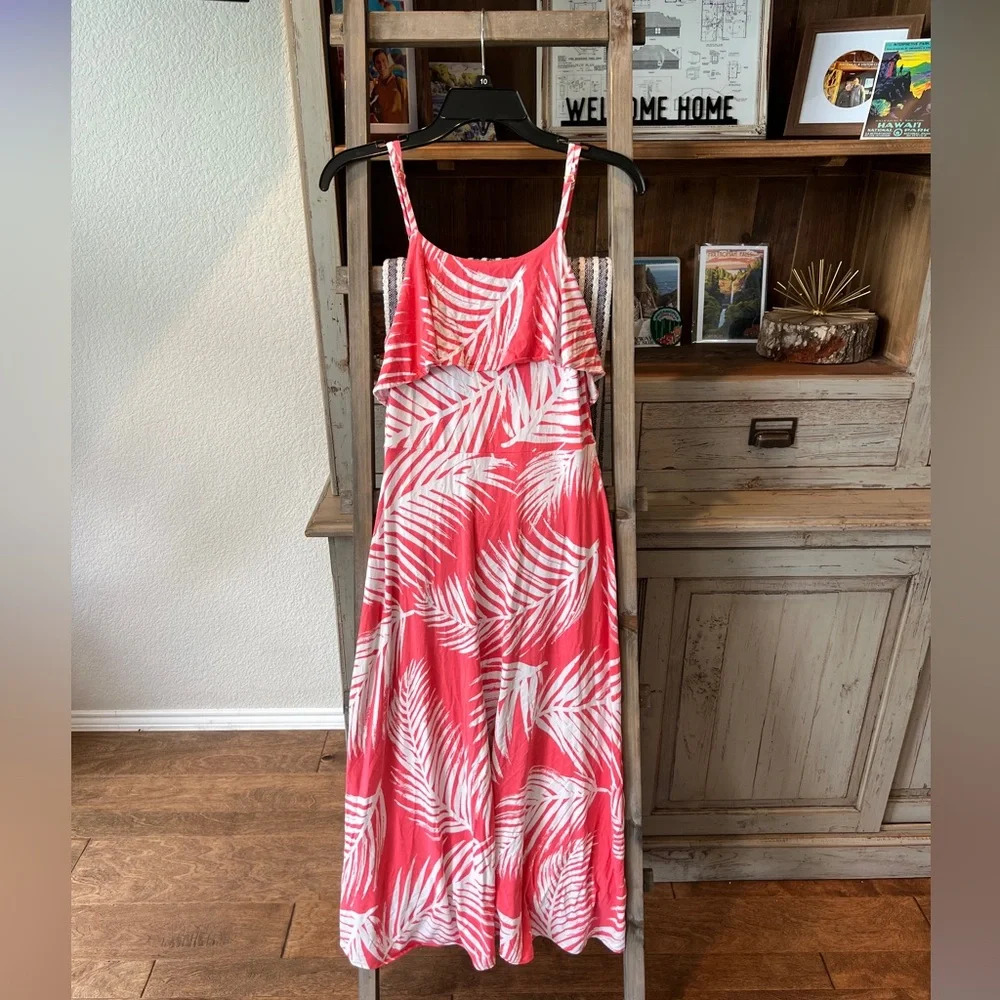 Tori Richard women’s palm maxi dress size small